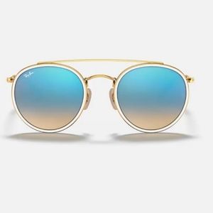 Ray ban round double ridge sunglasses